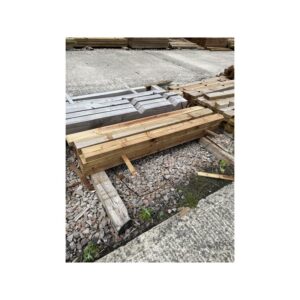 1.8m X 125mm X 47mm Softwood Treated Fence Post With Weathered Tops