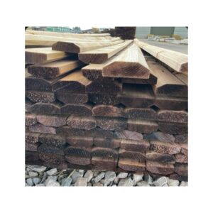 3m X 63mm X 25mm Softwood Sawn Treated Flat Capping Rail